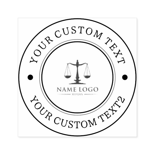 Carimbo de Borracha do Logotipo Comercial Personal (Impressão)