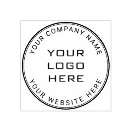 Carimbo de Borracha do Logotipo Comercial Personal
