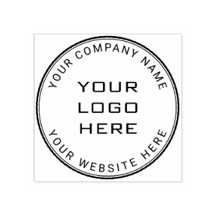 Carimbo de Borracha do Logotipo Comercial Personal