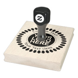 Carimbo de Borracha do Logotipo Comercial Personal