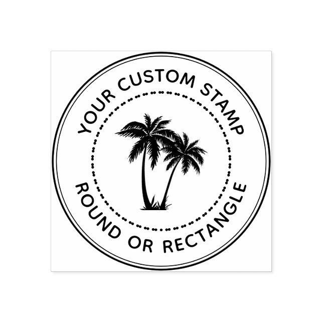 Carimbo de Borracha do Logotipo Comercial Personal (Impressão)
