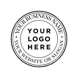 Carimbo de Borracha do Logotipo Personalizado da E