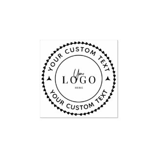 Carimbo de Borracha do Seu Logotipo Personalizado
