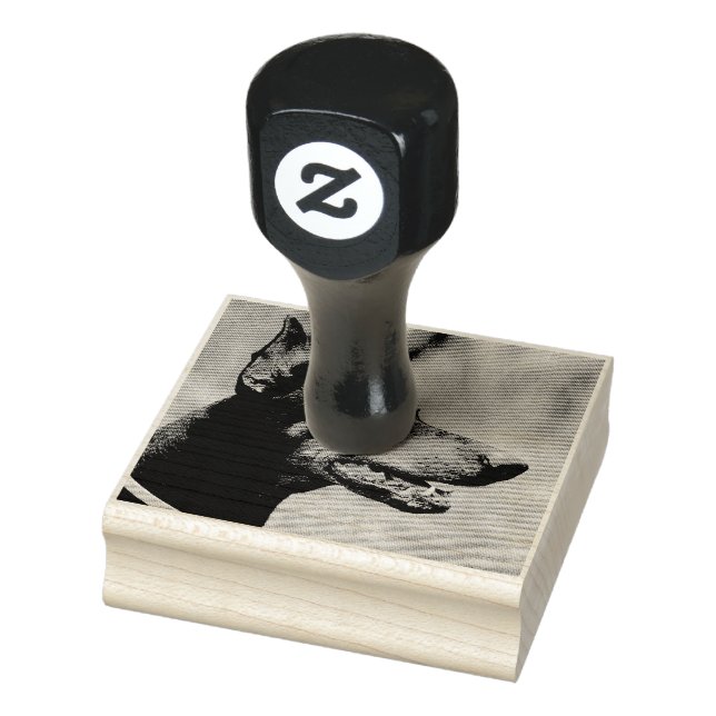 Carimbo De Borracha Doberman Pinscher na floresta (Carimbo)