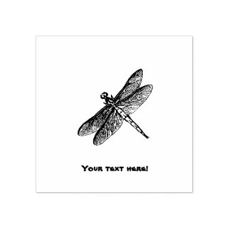 Carimbo De Borracha Dragonfly