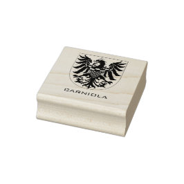 Carimbo De Borracha Duchy of Carniola Monochrome Heraldic Art