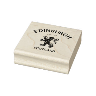 Carimbo De Borracha EDINBURGH Escócia