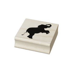 Carimbo De Borracha Elefante