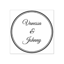 Carimbo De Borracha Elegant Classic Boho Modern Gold #901 Wedding