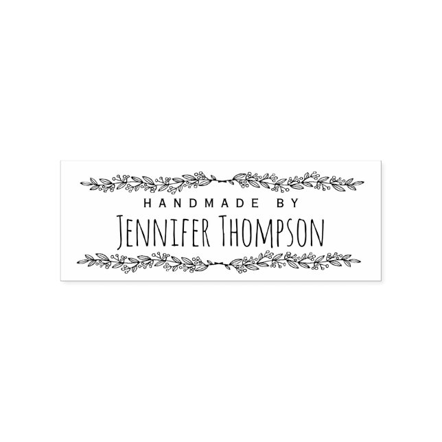 Carimbo De Borracha Elegante Personalizado Fabricado por (Impressão)