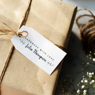 Carimbo De Borracha Elegante Personalizado Feito à Mão Com Amor