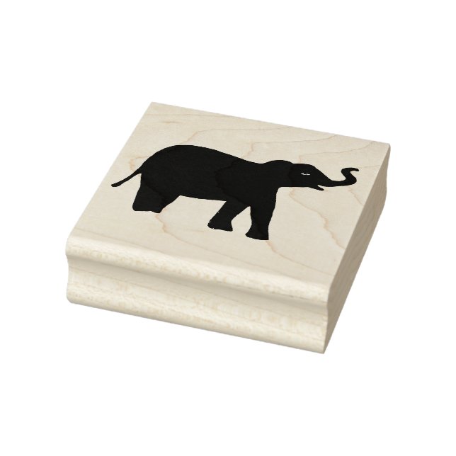Carimbo De Borracha Elephant Wood Art Stamp (Carimbo)