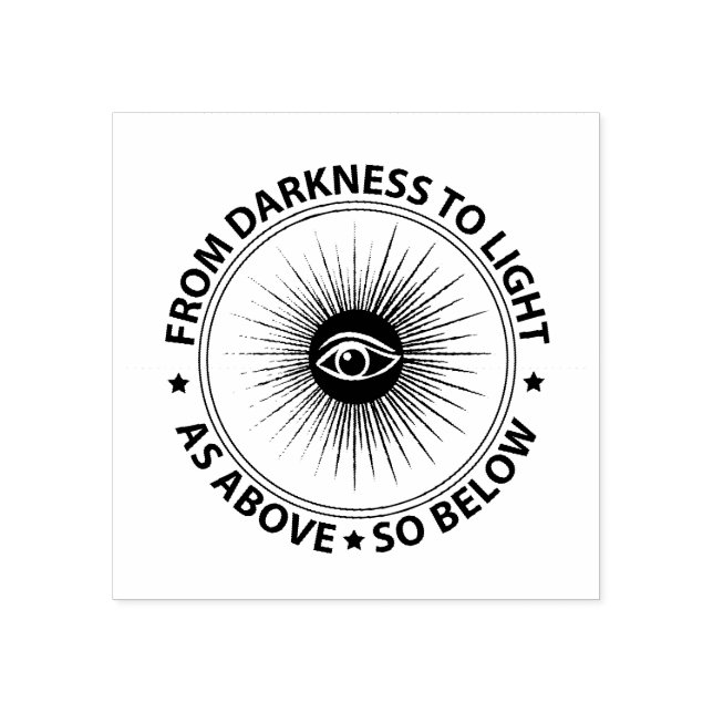 Carimbo De Borracha Emblema de Freemasonry (Impressão)