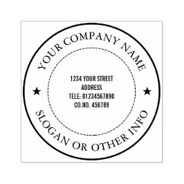 Carimbo De Borracha Empresa de Negócios Personalizados