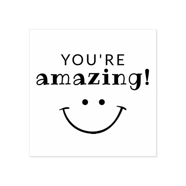 Carimbo De Borracha Encorajamento Vocês São Professores Incríveis (Impressão)