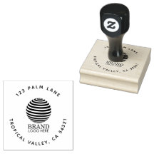 Endereço corporativo do logotipo comercial