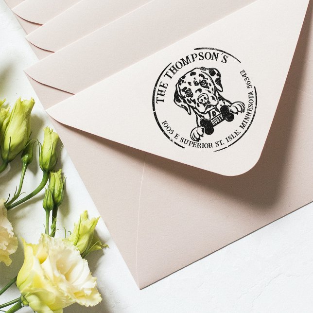 Carimbo De Borracha Endereço de devolução da família personalizada da  (Criador carregado)