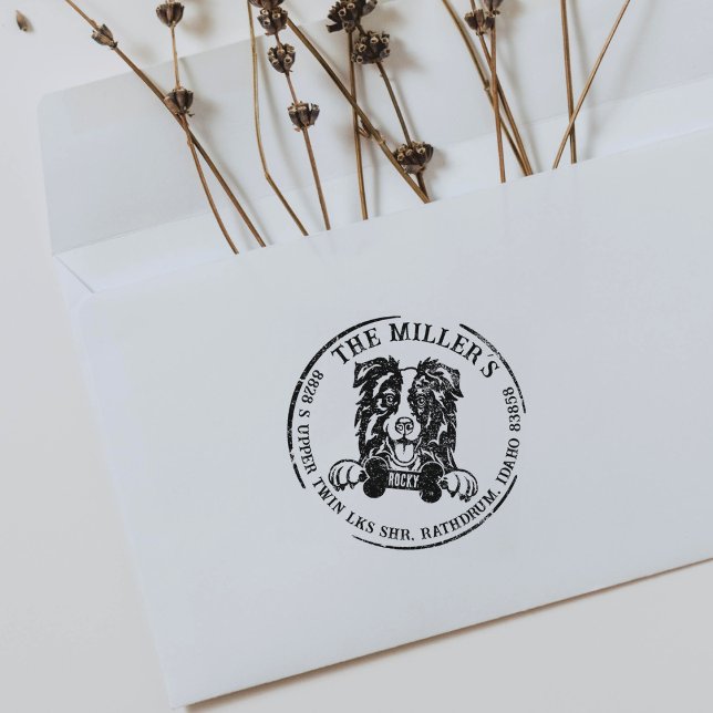 Carimbo De Borracha Endereço de Devolução da Família Personalizada de  (Criador carregado)