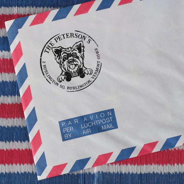 Carimbo De Borracha Endereço de devolução da família personalizada de  (Criador carregado)