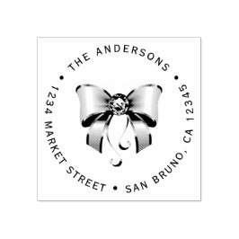 Carimbo De Borracha Endereço de devolução do Arco Diamond Personalizad