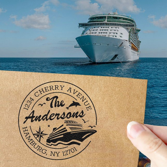 Carimbo De Borracha Endereço de devolução personalizado com entrega em (Criador carregado)