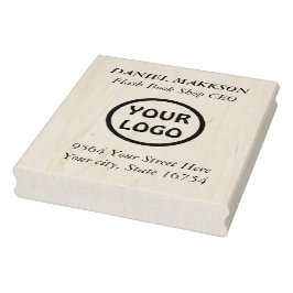 Carimbo De Borracha Endereço de Devolução Pessoal de Negócios de Escri