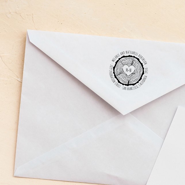 Carimbo De Borracha Endereço de retorno do casamento russo cardíaco de (Criador carregado)