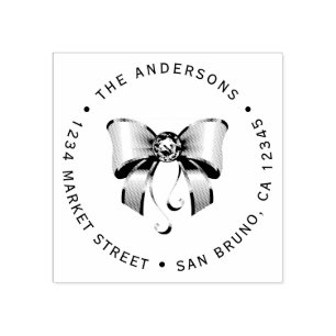 Carimbo De Borracha Endereço do remetente feito sob encomenda do arco