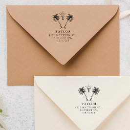 Carimbo De Borracha Endereço inicial e de devolução da família da Vint