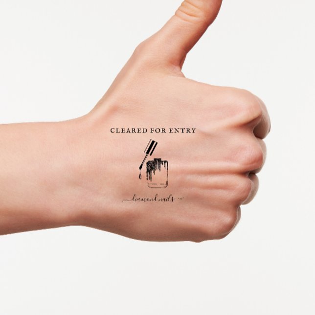 Carimbo De Borracha Entrada Limpa da Temperatura do Sobressalão de Nai (Criador carregado)