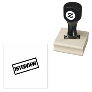 Carimbo De Borracha ENTREVISTA Departamento de RH recrutador escritóri