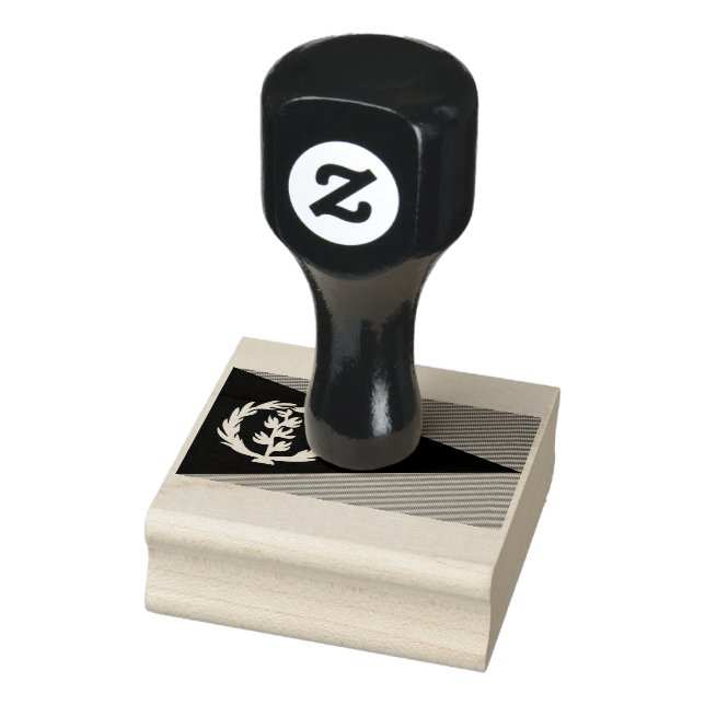 Carimbo De Borracha Eritrea flag Wood Art Stamp (Carimbo)