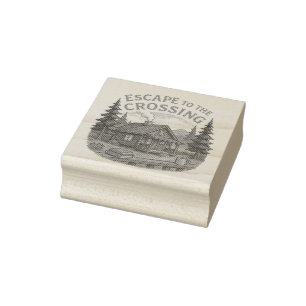 Carimbo De Borracha ESCAPE PARA A CROSSING Maggie Sullivan Cozy Cabin