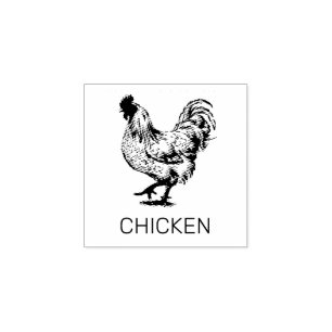 Carimbo De Borracha Escolha de Refeição de Casamento de Frango Persona
