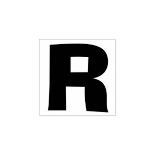 Carimbo De Borracha Escolha sua própria carta  Estilo da fonte: Letra