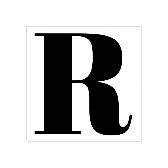 Carimbo De Borracha Escolha sua própria letra | Estilo de fonte: abril (Impressão)