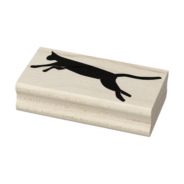 Carimbo De Borracha estampamento da silhueta de gato (Carimbo)
