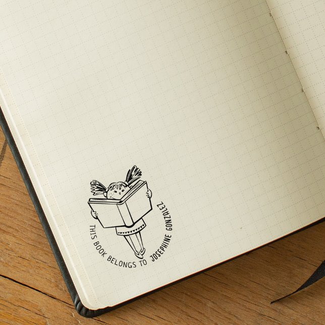 Carimbo De Borracha Este Livro Pertence A, Livro De Meninas Bonitas (Criador carregado)