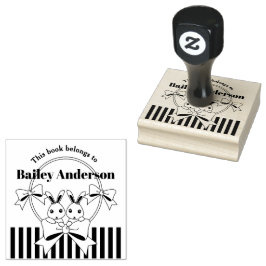 Carimbo De Borracha Este Livro Pertence Ao Livro De Crianças Bonitas