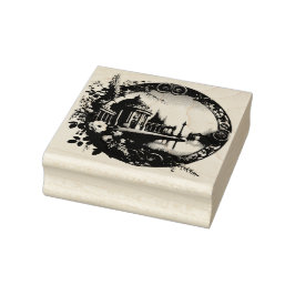 Carimbo De Borracha Ética Clássica Elegante - Beleza do Eterno em A