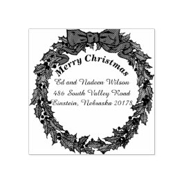 Carimbo De Borracha Etiqueta de Endereço de Retorno Personalizado de S