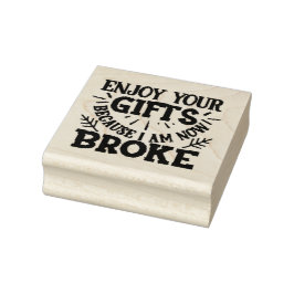 Carimbo De Borracha Eu estou quebrado