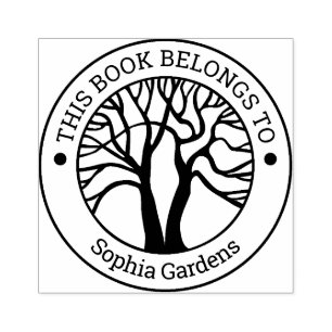 Carimbo De Borracha Ex-Libris - Árvore da Vida