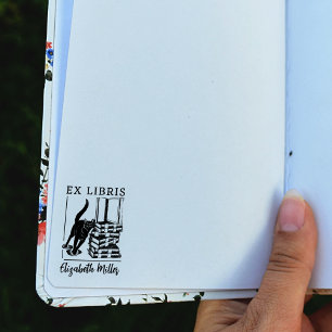 Carimbo De Borracha Ex Libris, Livro de Gatos