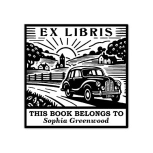 Carimbo De Borracha Ex Libris - Unidade de País