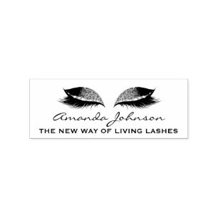 Carimbo De Borracha Eyelashes Extension Makeup Artist Beauty Salon