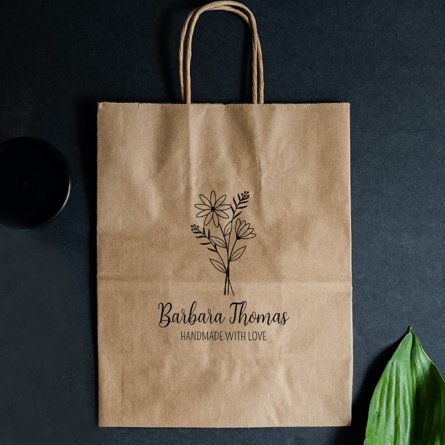 Carimbo De Borracha Fabricante Personalizado de Flor Elegante Grande (Criador carregado)