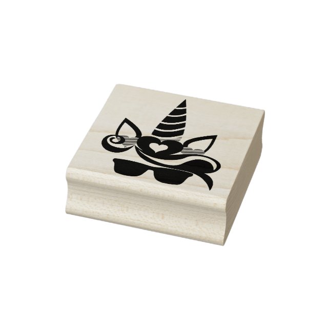 Carimbo De Borracha Face Unicorn (Carimbo)
