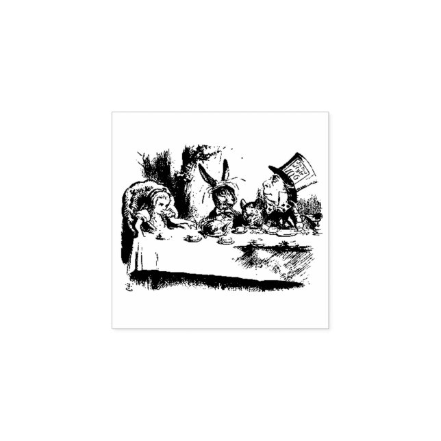 Carimbo De Borracha Fairy conto de fadas tale - Alice em Wonderland - (Impressão)