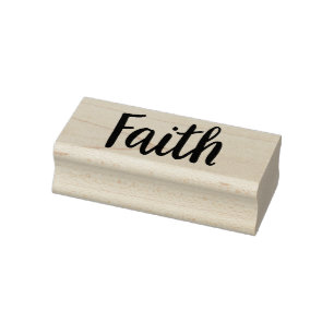Carimbo De Borracha Faith Gospel Gráficos Estéticos Citação Crist